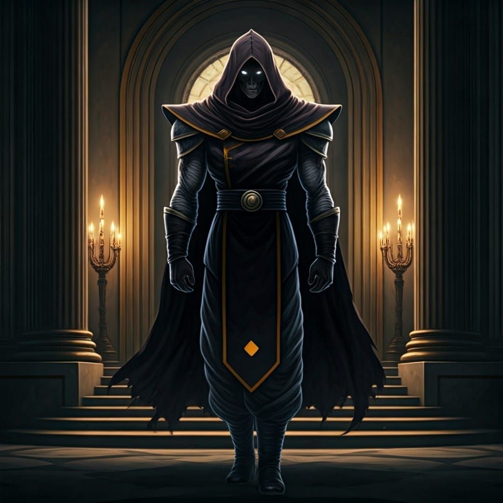 Surreal Horror God Steps Through Throne Room in Ultrarealist...