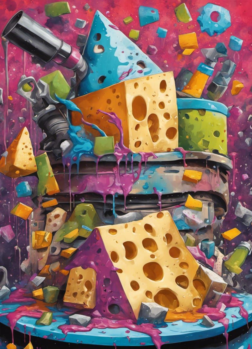Graffiti Art: No Cottage Cheese, Splash Art Style