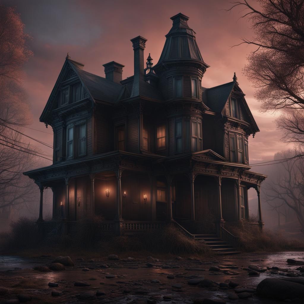 Detailed Matte Painting of Norman Bates