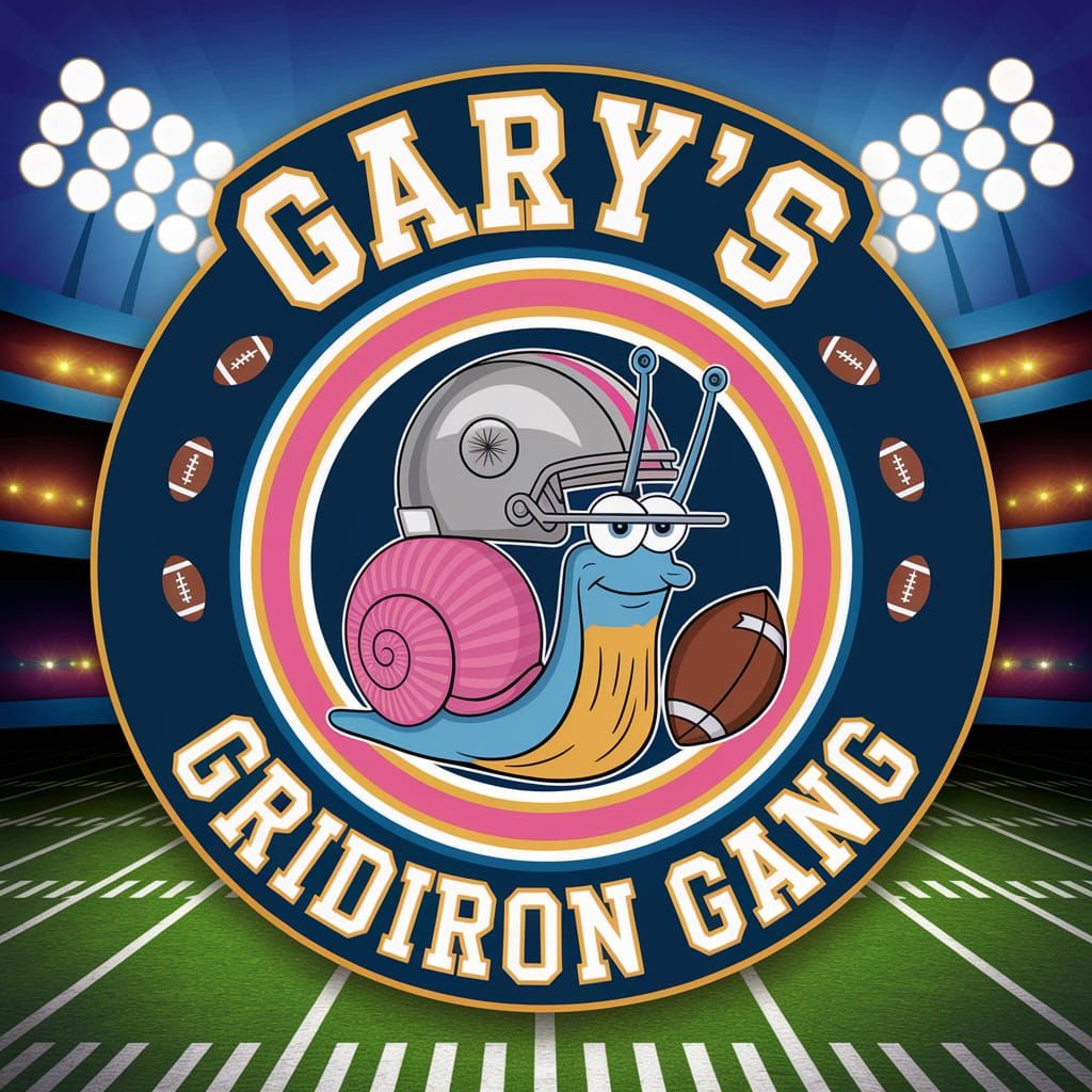 Gary's Gridiron Gang: Spongebob Football Logo