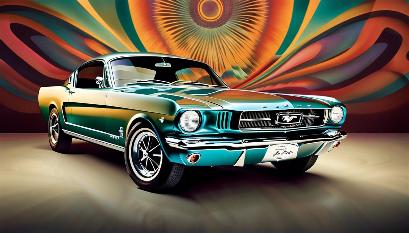 1966 Ford Mustang Fastback in Photorealistic Detail