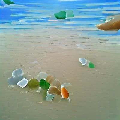 Sea Glass on the Beach