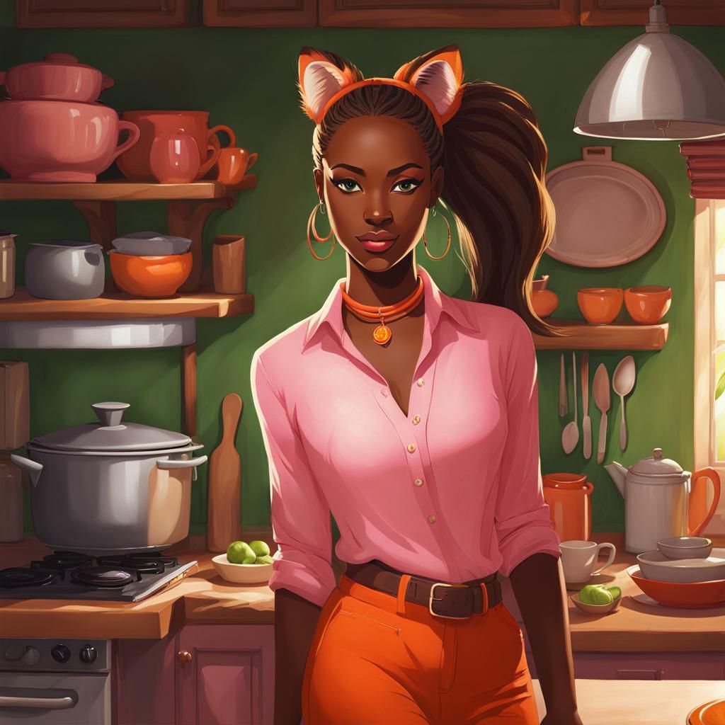 Kyrie, Katt's Mom, of the Tiger Tribe.