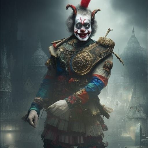 Clown Through the Ages: Cinematic Digital Art
