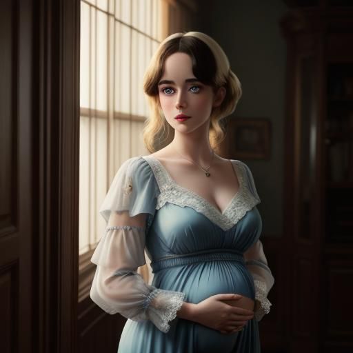 Miss Peregrine Portrait in Golden Hour Light