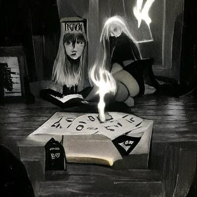 Noir Ouija Board Indicates 'Yes' During Seance