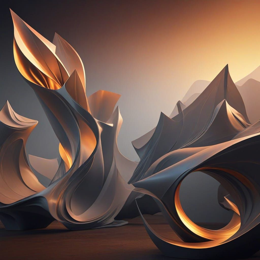 Abstract Sculpture Art