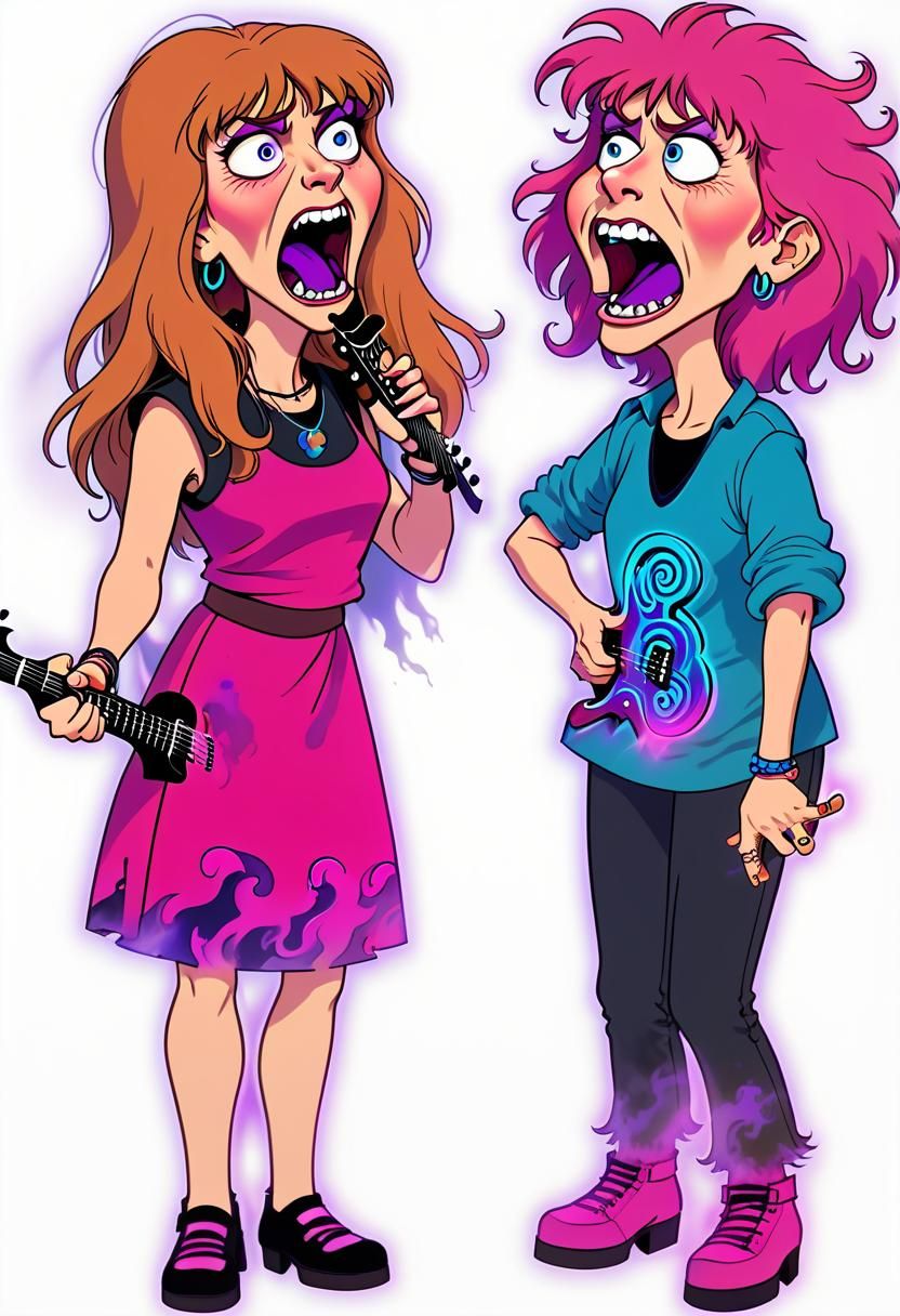 Francine & Lois: Heavy Metal Cartoon Fantasy