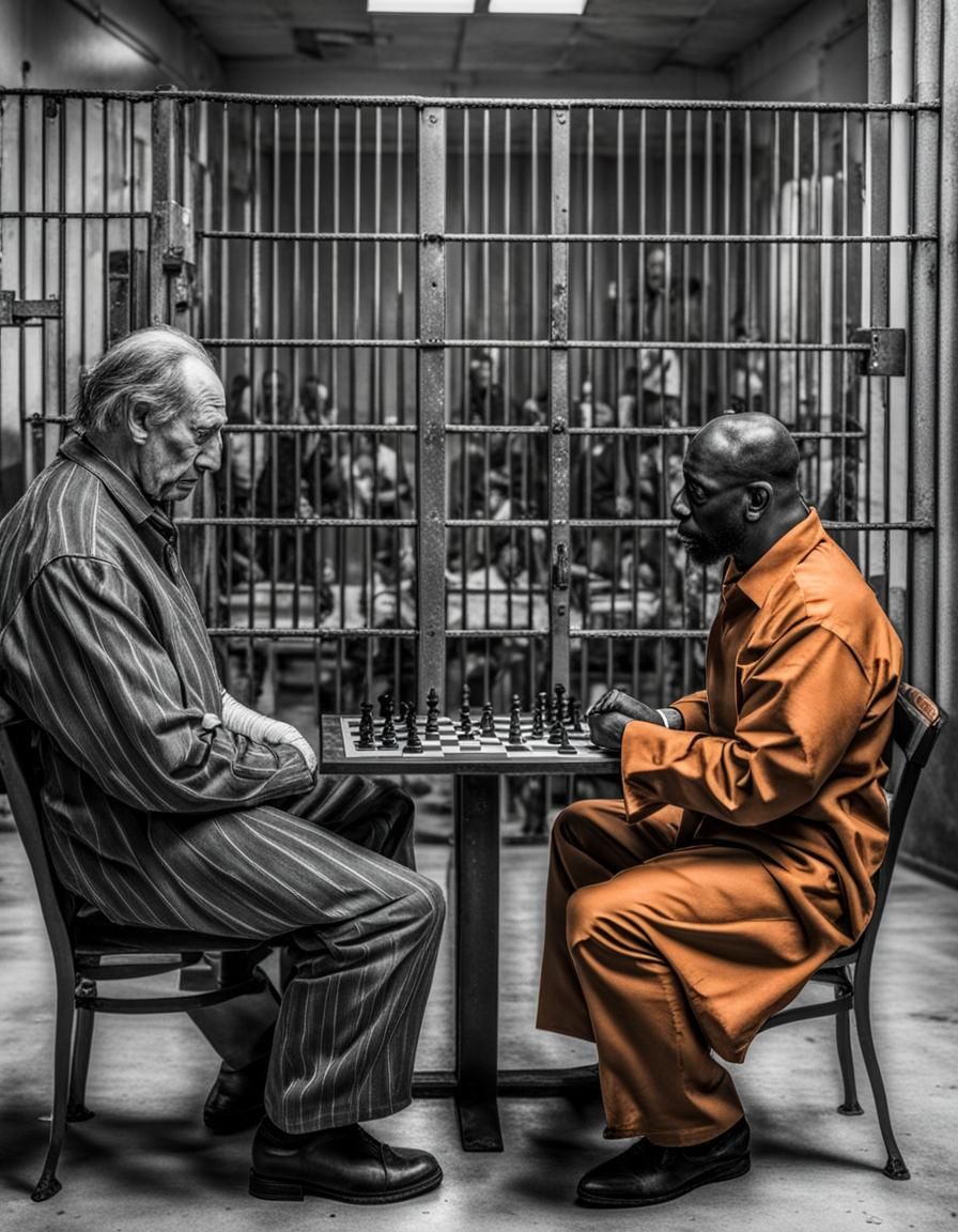 Chess Game Behind Bars