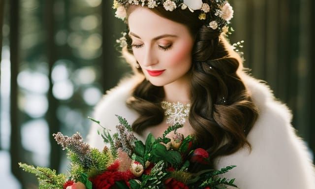 Christmas Film Scene in Hyperdetailed Digital Illustration