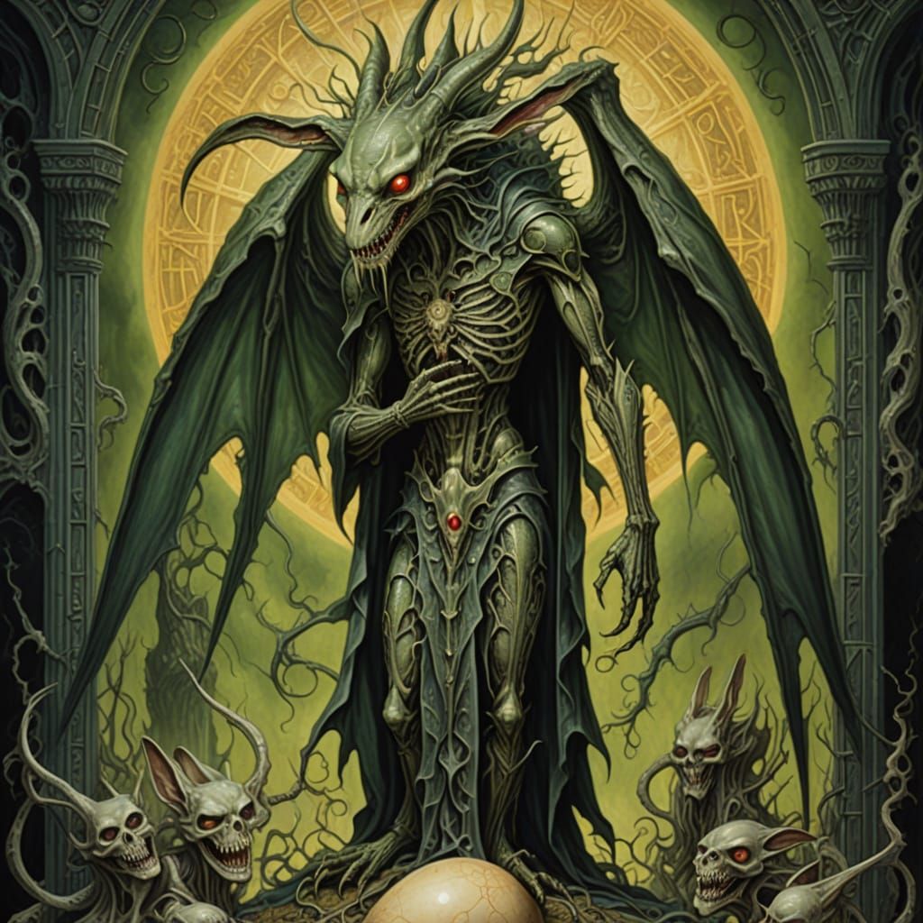 Vampire Easter Bunny Bred from Basilisk Egg