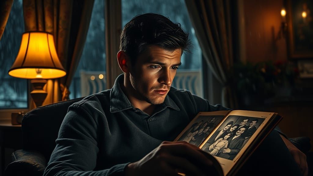 Man Remembers Lost Parents in Moody, Painterly Room