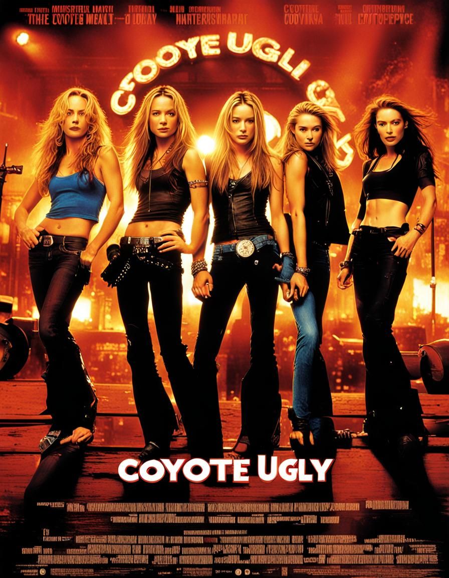 Coyote Ugly Movie Poster, Cinematic View