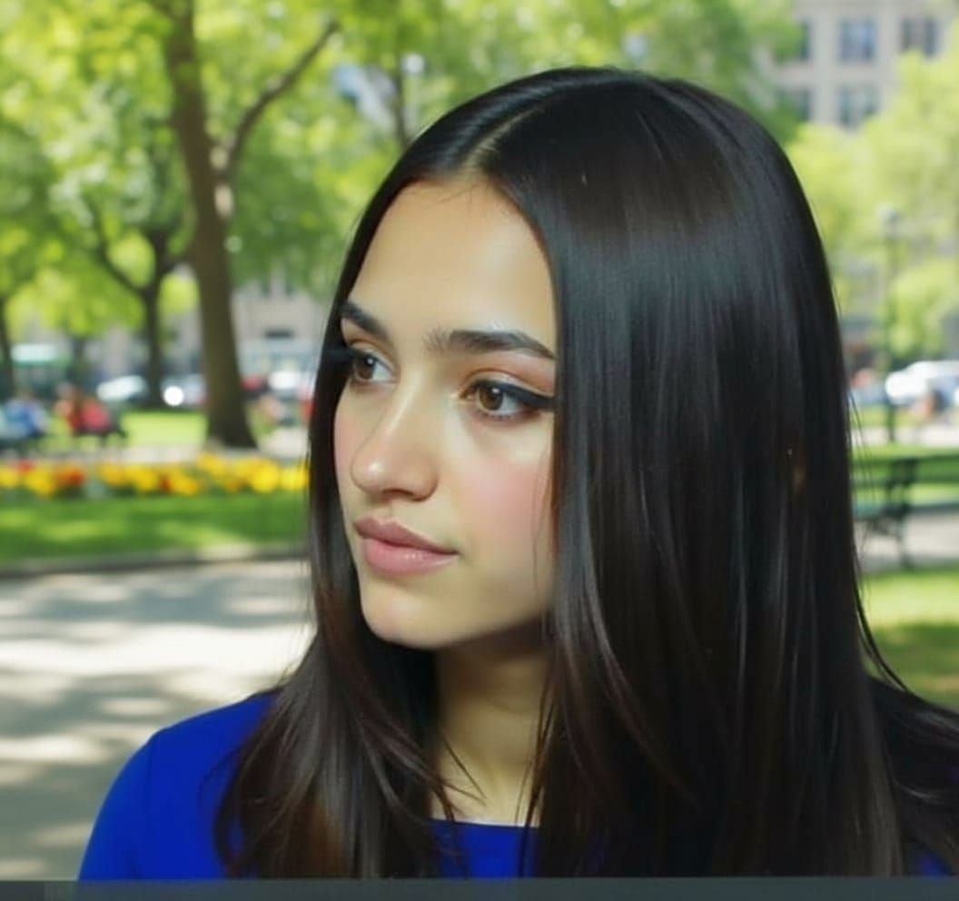 Woman Selects Cucumbers in Grocery Store