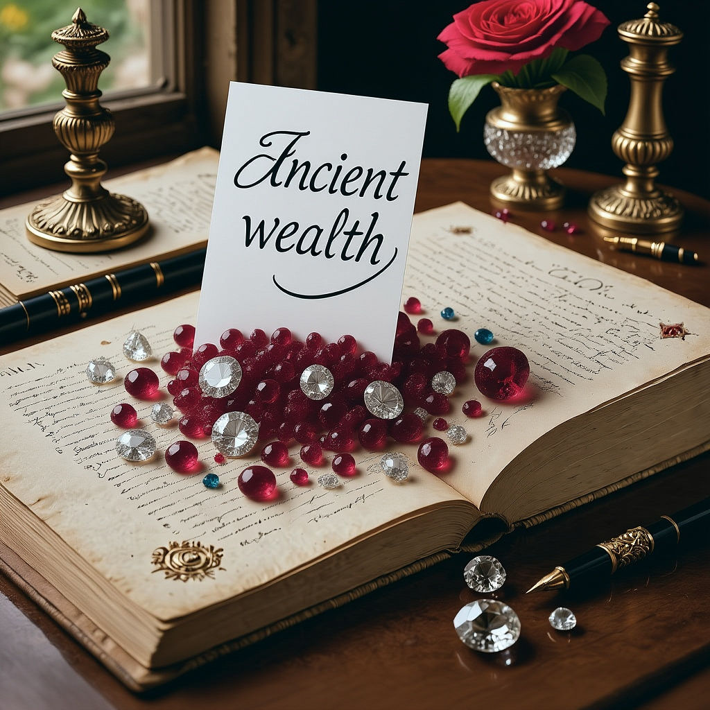 Opulent Gems and Ancient Wealth Display