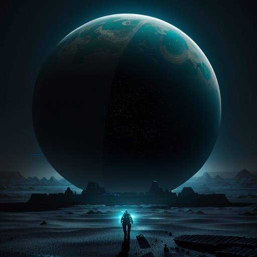 Humans Colonize Alien World: Sci-Fi Digital Art