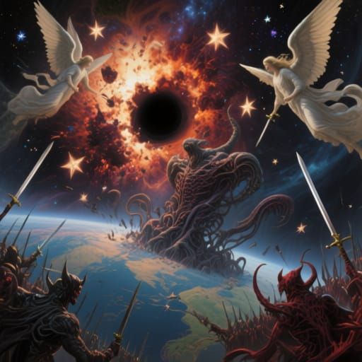 Cosmic Chaos Unleashed: Earth Invasion by Outer Gods