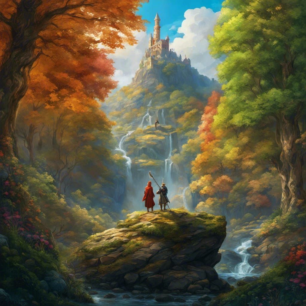 Arthurian Legend: Sword in the Stone Fantasy Art
