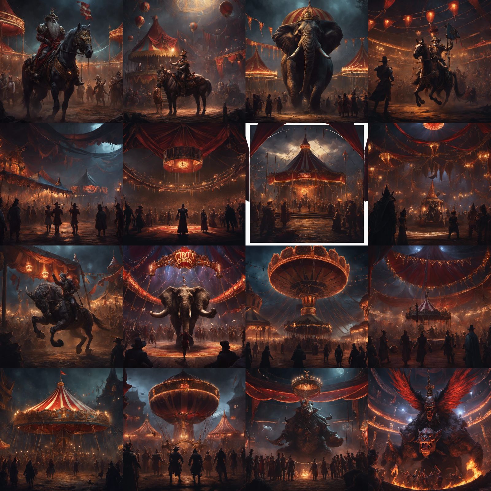 Creepy Dark Fantasy Circus in Unreal Engine