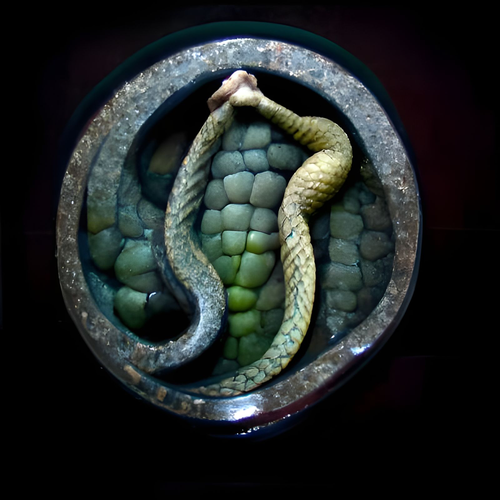 Snake's Eye Closed