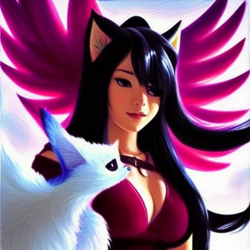Ahri as Oil Painting by James Gurney
