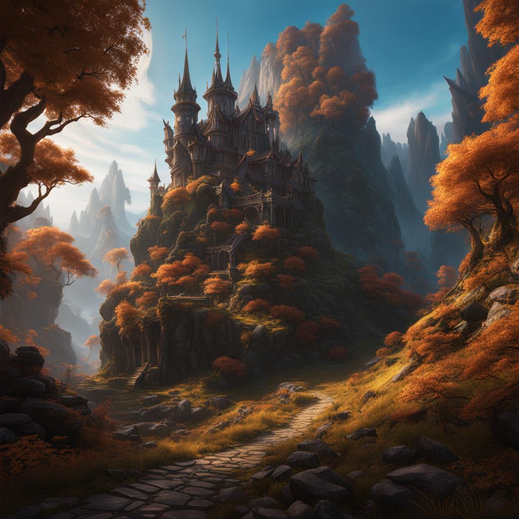 Detailed Matte Painting of an Angle