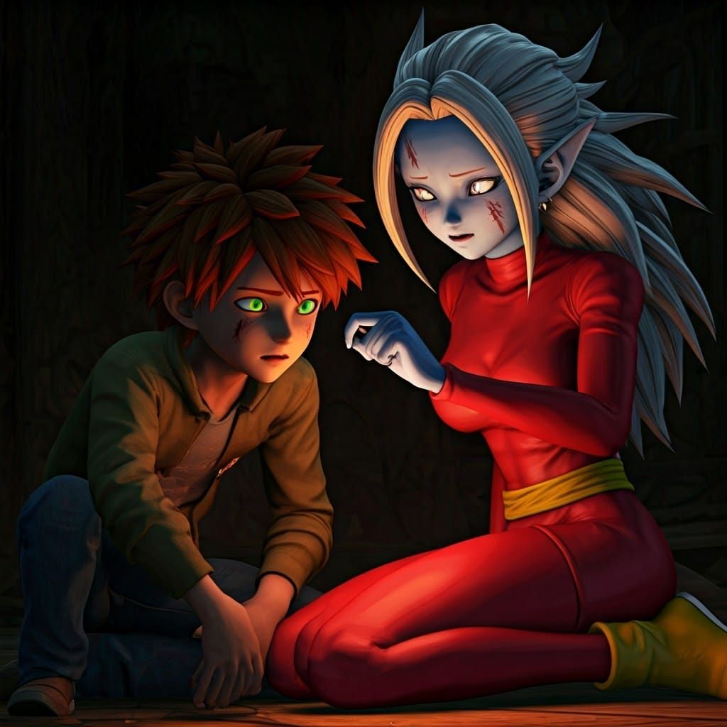 Darkness Descends: Towa's Ominous Encounter