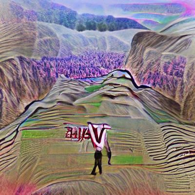 Person Standing in a Valley