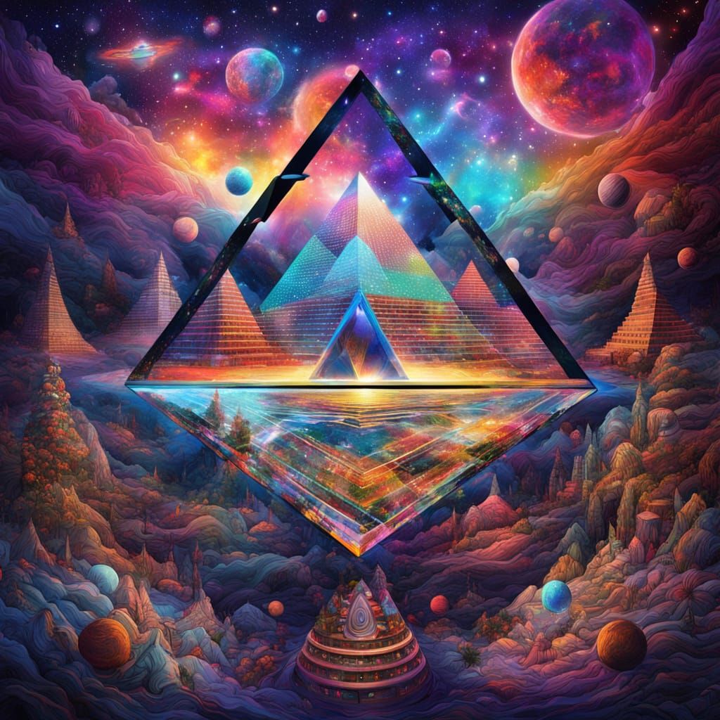 Cosmic Maelstrom of Kindness in Prism-Like Draperies