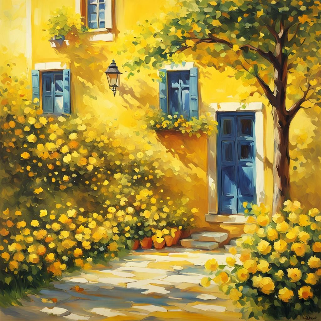 Beautiful Yellow Masterpiece of a Sunny Day