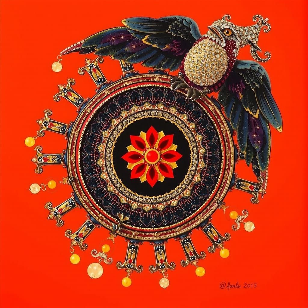 Maximalist Opulence with Triadic Colors