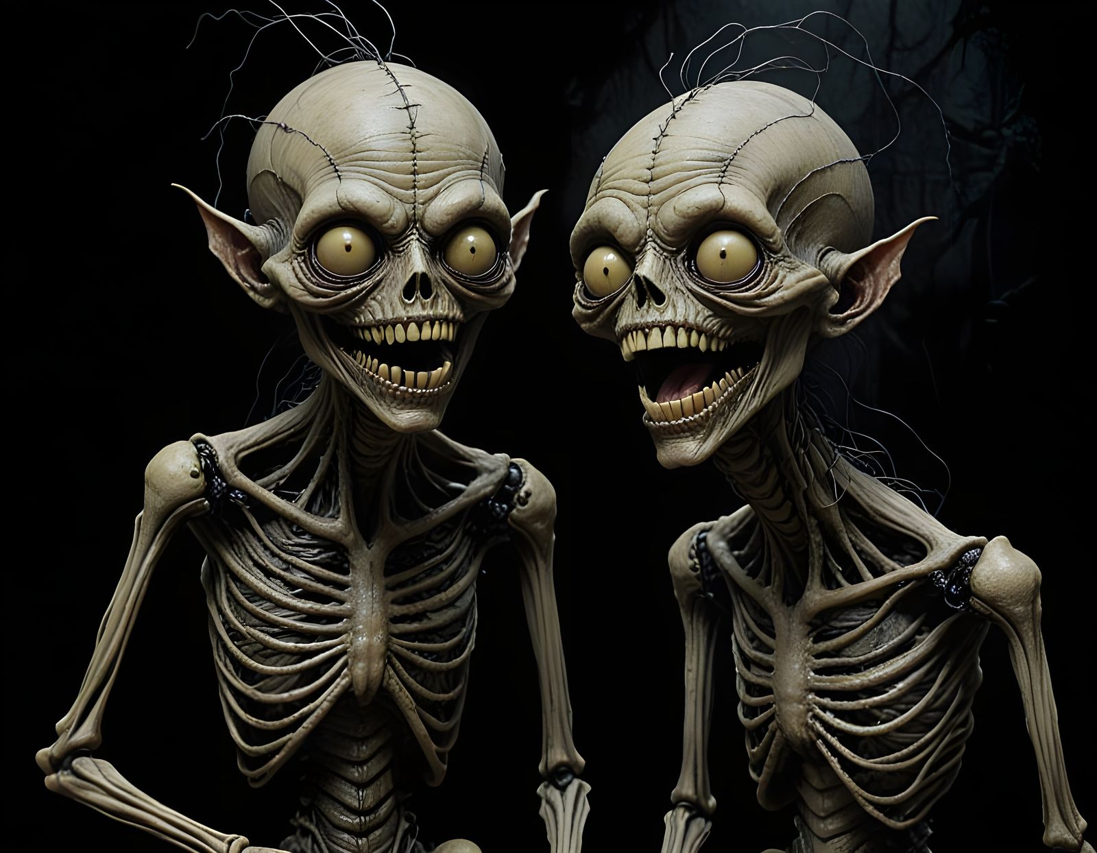 Disturbing Entities Smiling on Strings