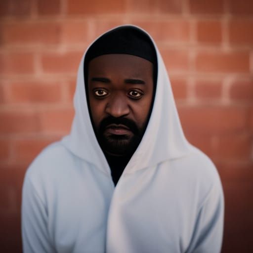 Menacing Ghostface Portrait with Bokeh