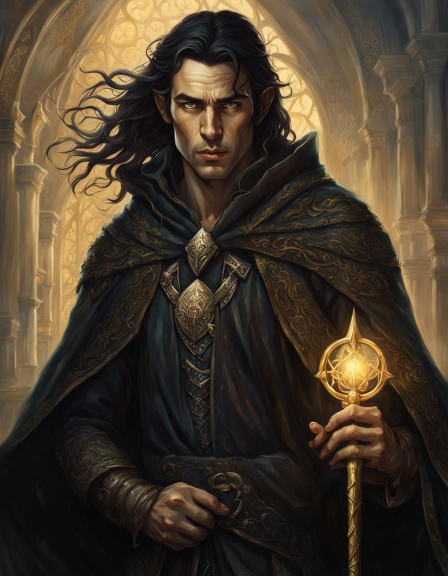 High Elf Sorcerer Concept Art in 8K