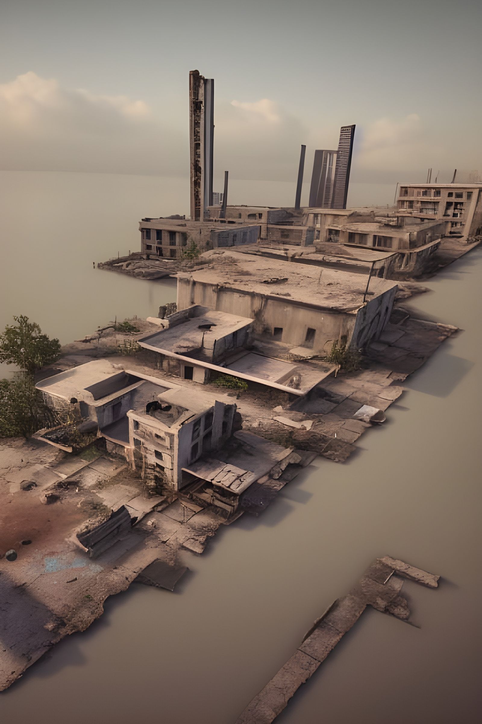 Post-Human Cityscape in Hyperrealistic CGI