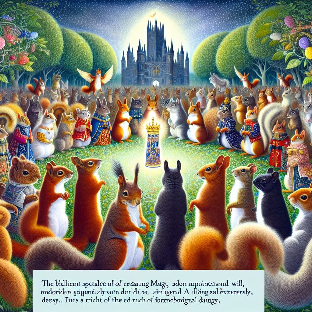 Enchanted Forest Banquet Hosted by Royal Squirrels