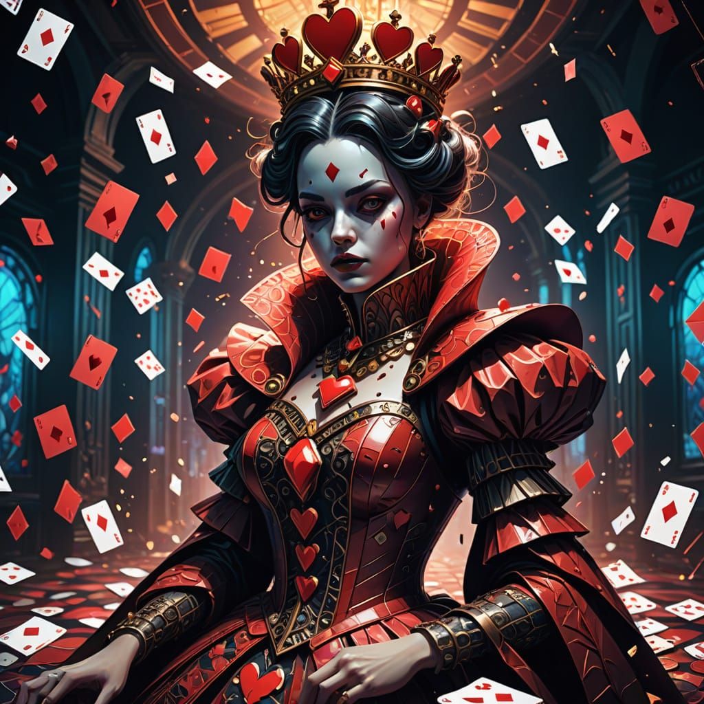 Queen of Hearts in Floating Casino Palace
