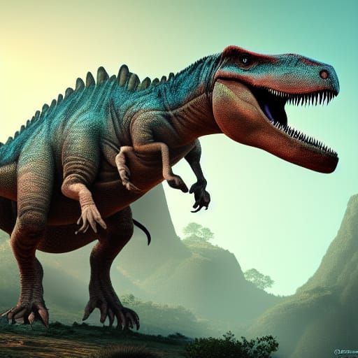 Dinosaur Park Concept Art in Unreal Engine 5
