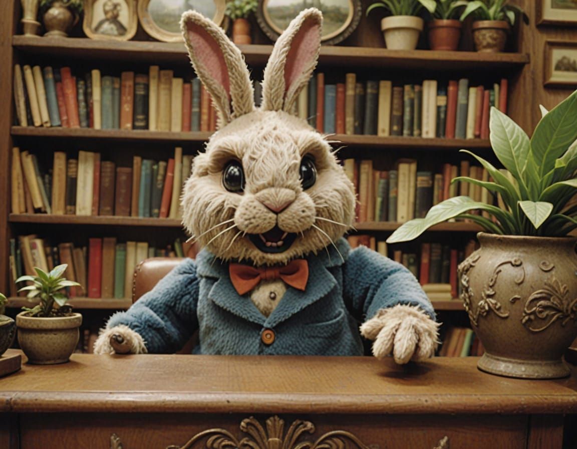 Grotesque Bunny Puppet Show Still