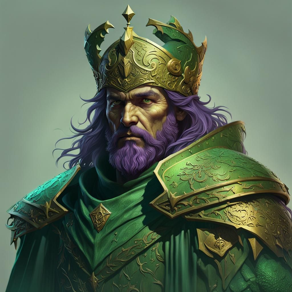 Green Knight: Dark Fantasy Concept Art