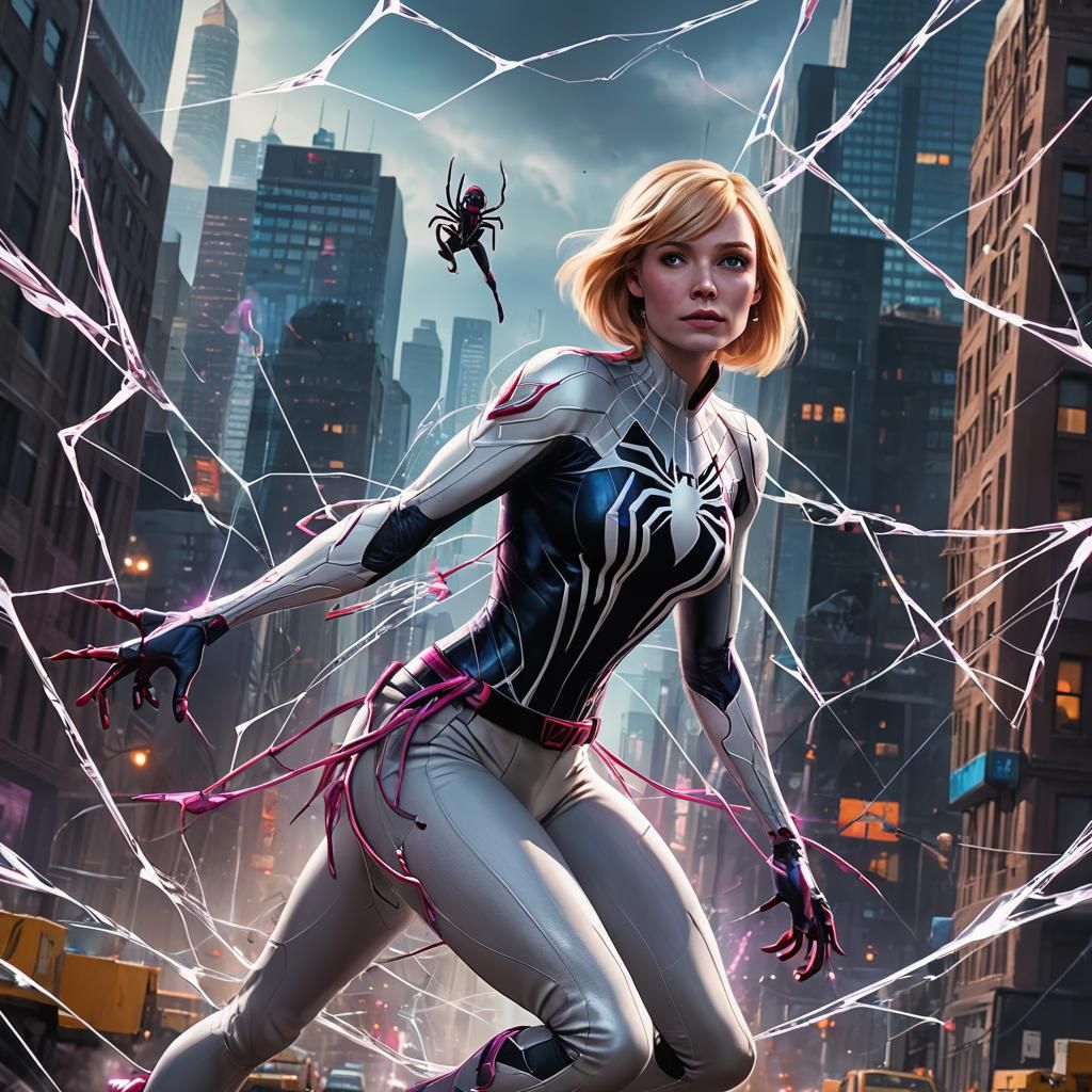 Bryce Dallas Howard as Spider-Gwen: Futuristic Concept Art