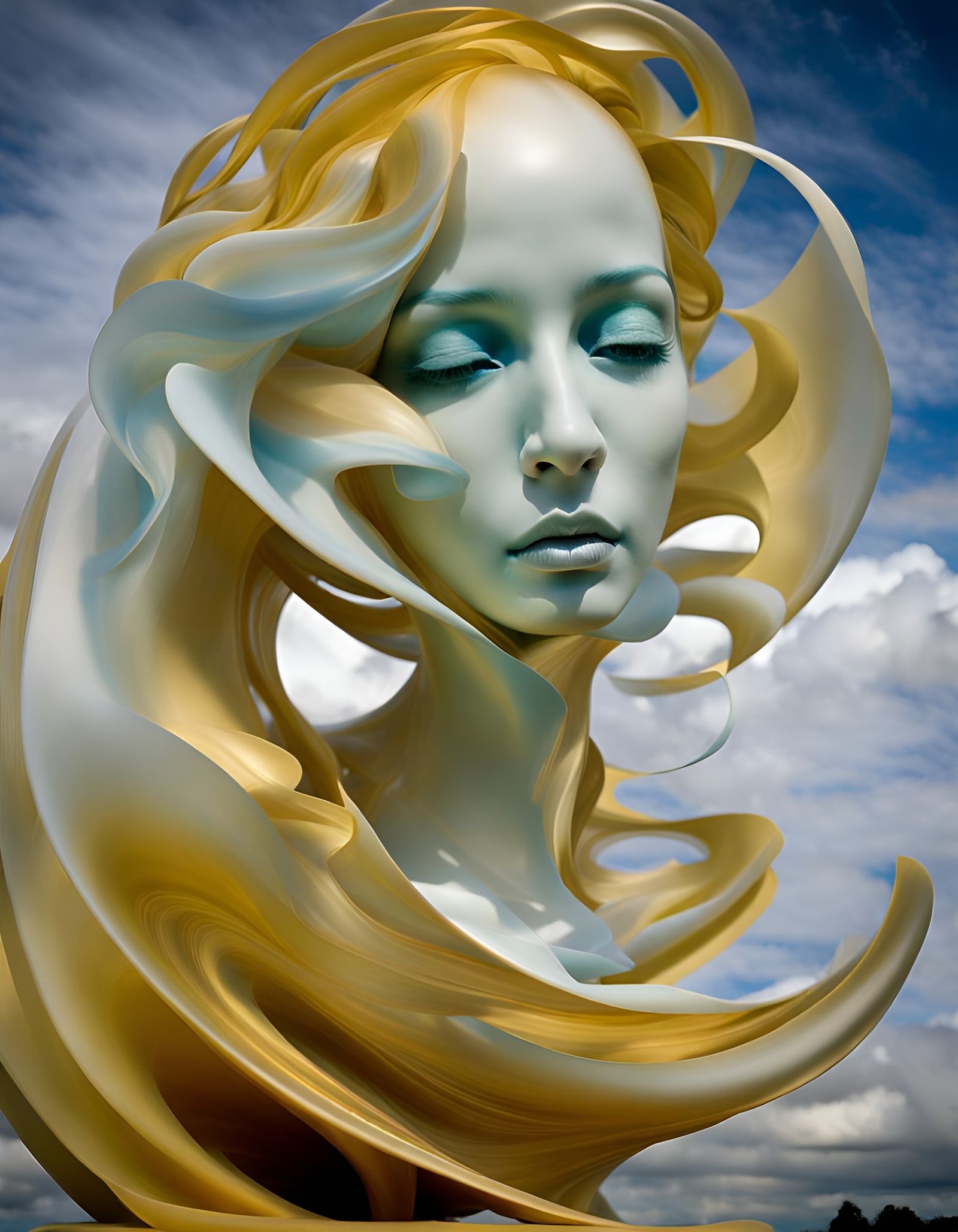 Pellucid Dreamwalking: A Strange Airbrush Sculpture