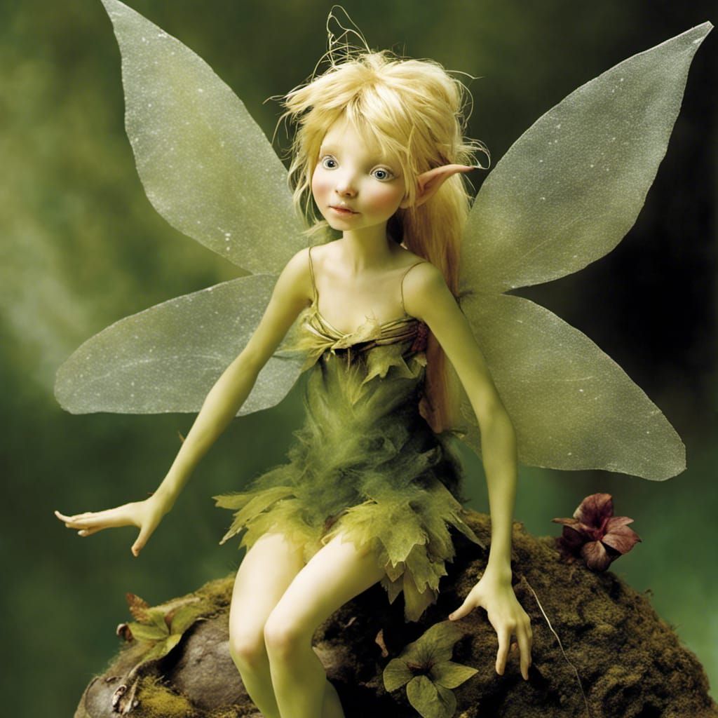 Whimsical Tinkerbell Fairy Art
