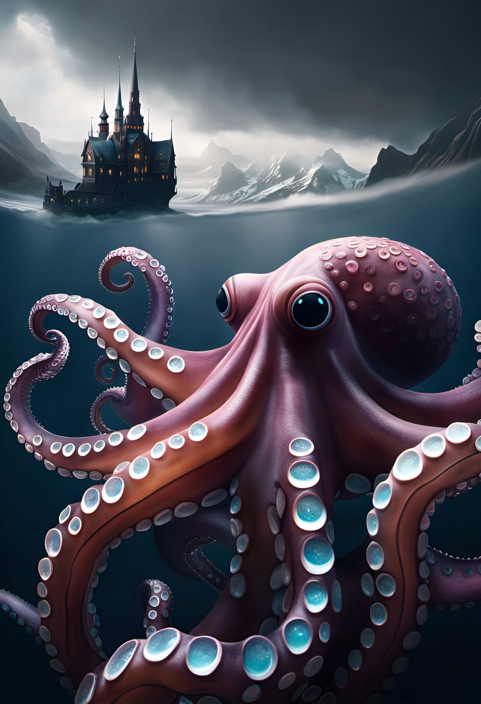 🐙 🦑 Pink Octopus🐙 🦑