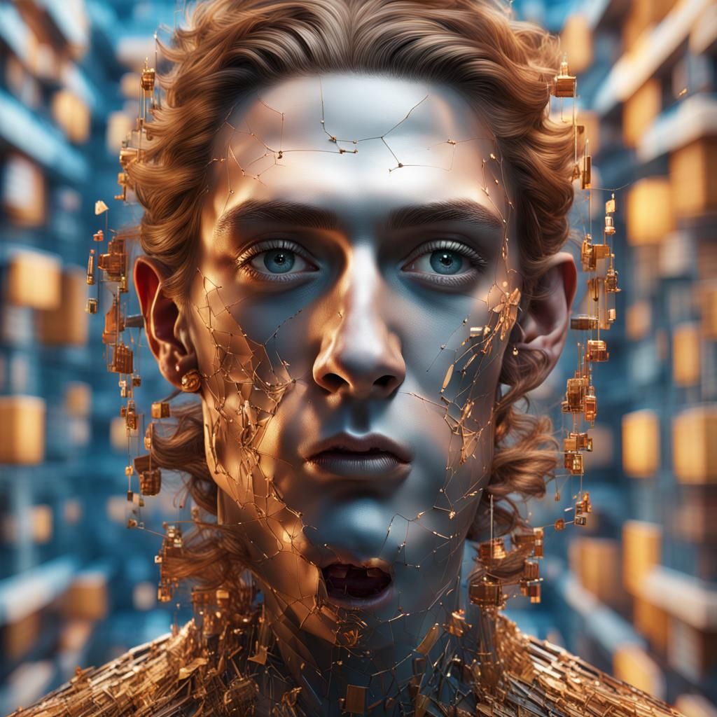 Futuristic Fusion: Beauty Meets Transcendental Technology