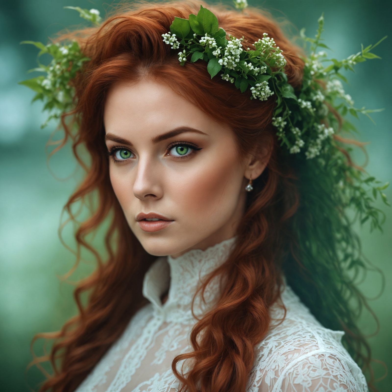 Striking Portrait of a Determined Woman