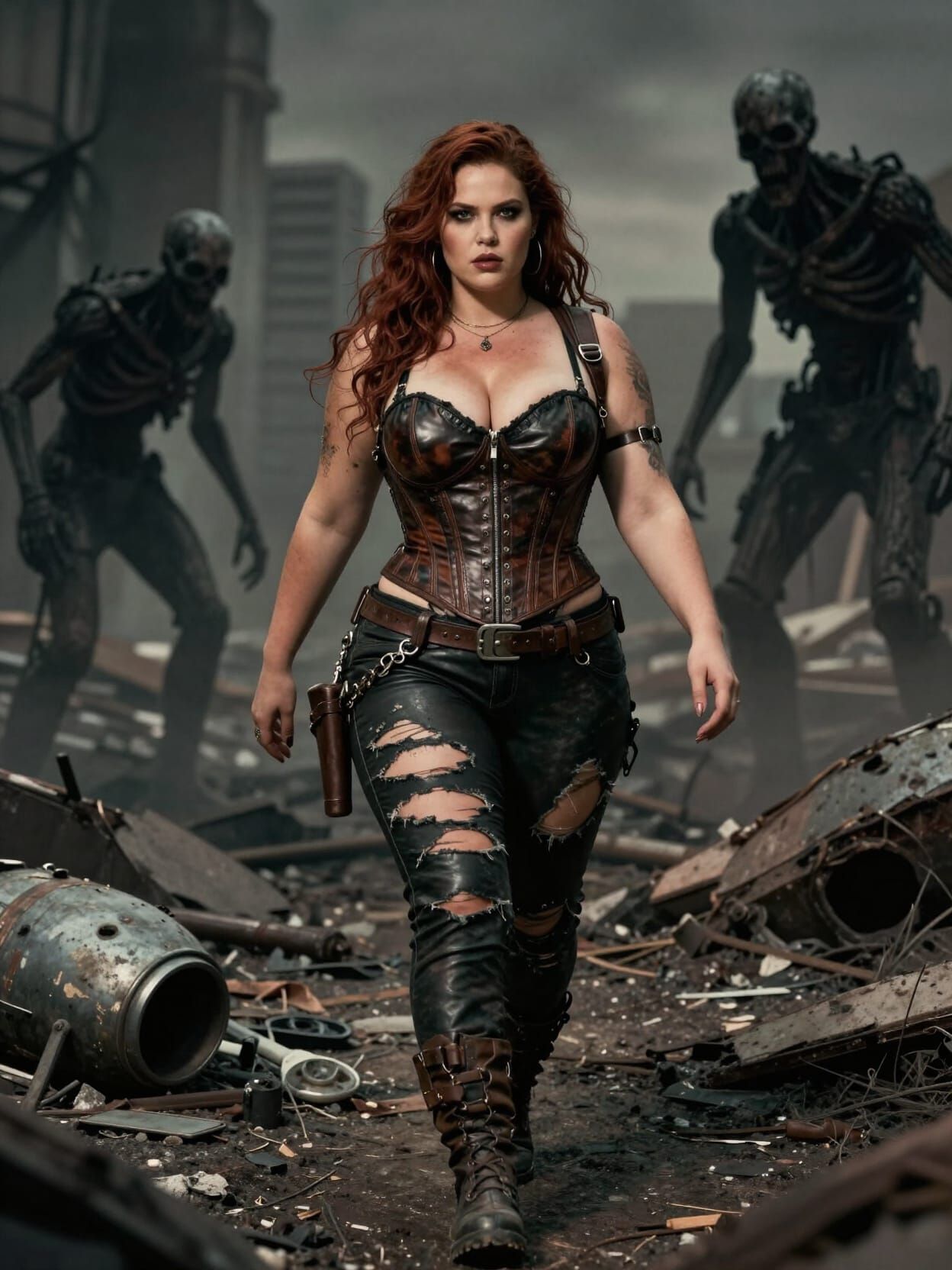 Post-Apocalyptic Beauty in Ruined Houston