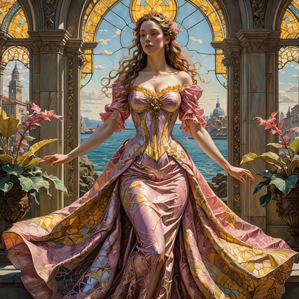 Venus Inspired Hyperrealistic Fractal Art