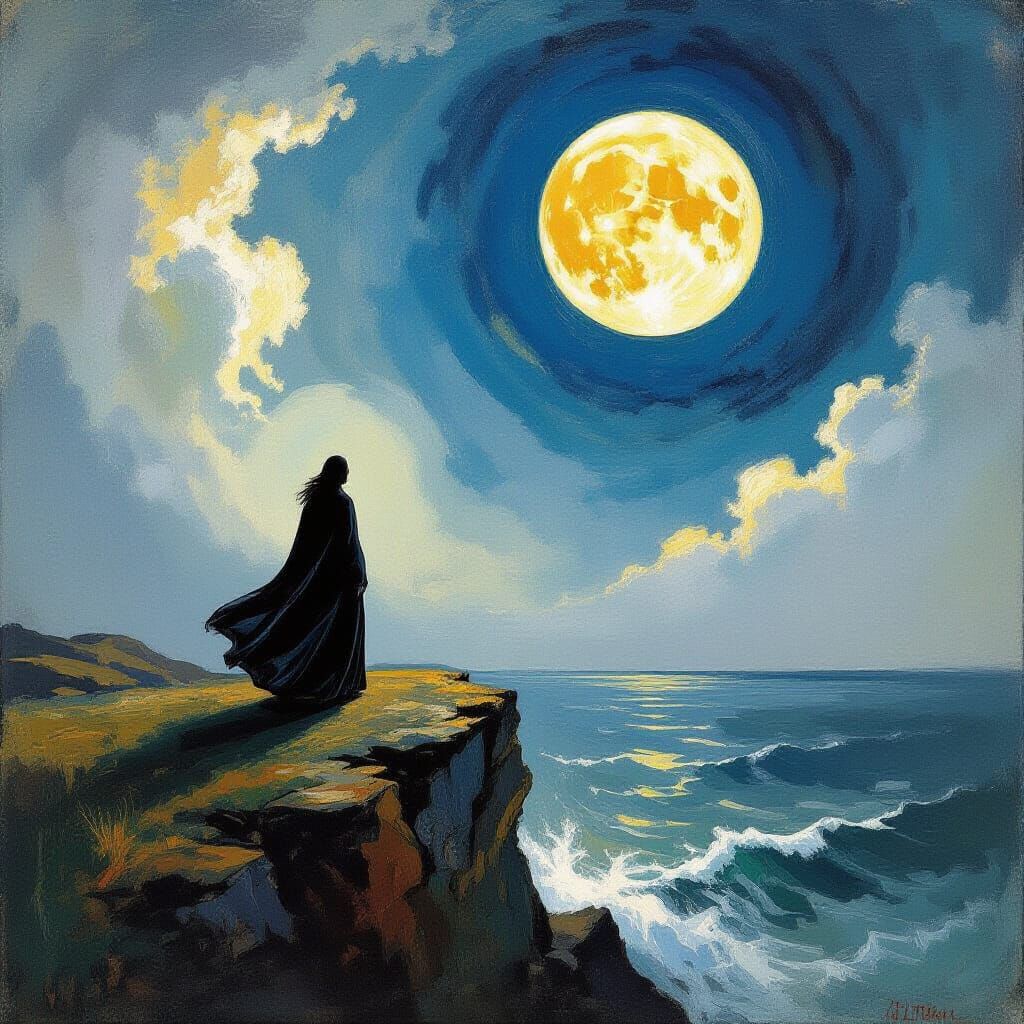 Surreal Sky: Sun and Moon Unite