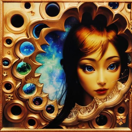 Surreal Galaxies Exploding in Murano Glass Shards